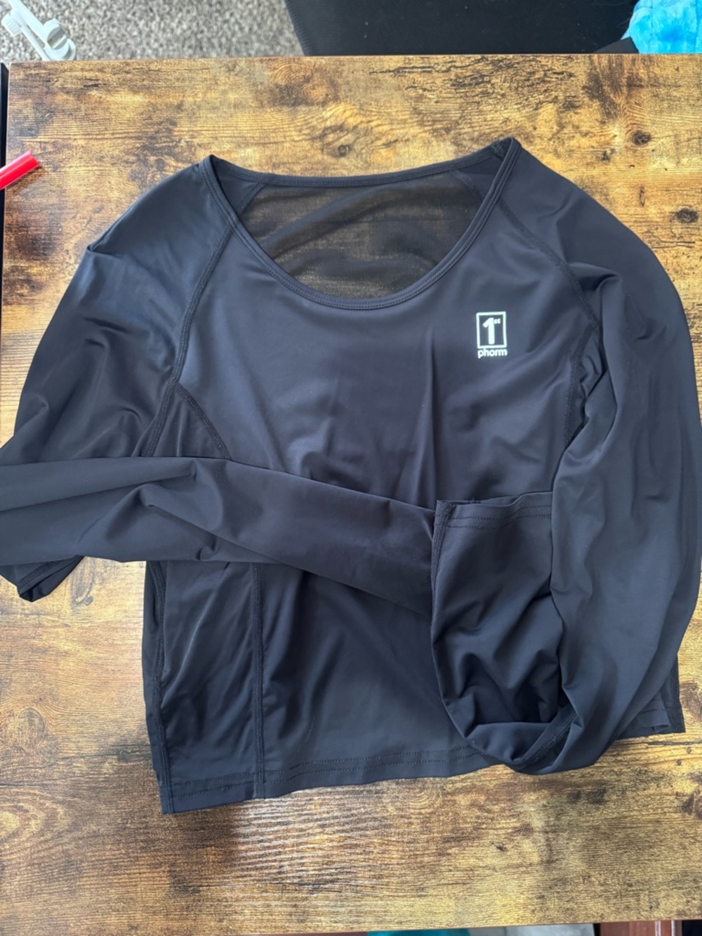 1st Phorm Women's Black Long-Sleeve Performance Tee